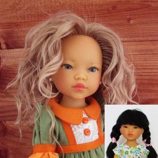 Моя новая переделочка. Кукла Юми 28 см Vestida de azul