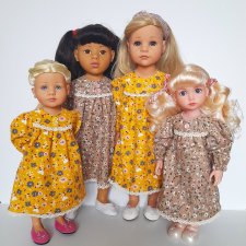 Платье из фланели для куклы Gotz 50 см