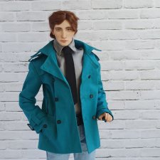 Костюмы,плащи,пальто для бжд дам и мужчин 40-50см