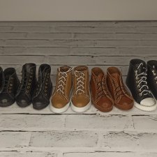 Кеды из натуральной кожи