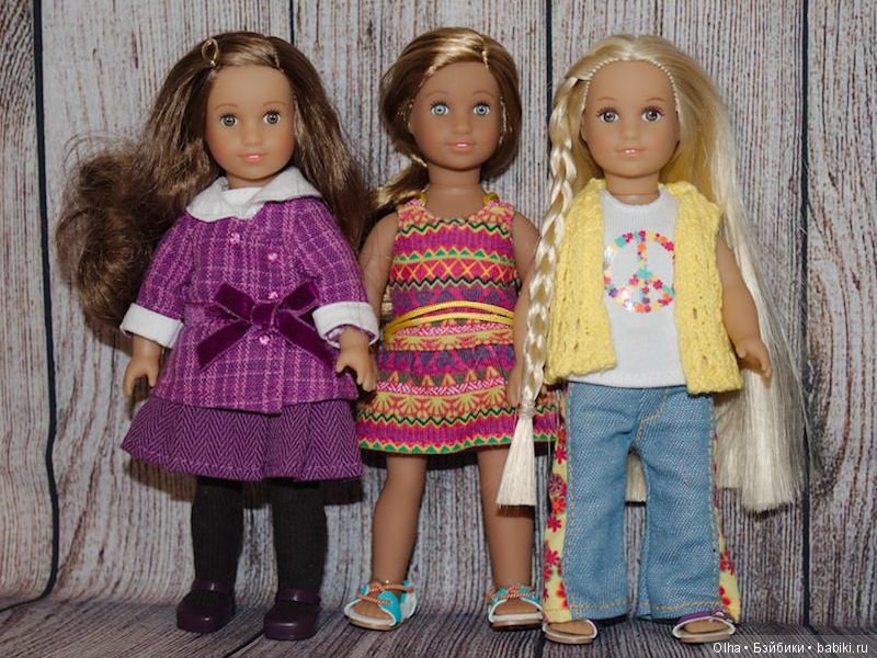 american girl mini doll, rebecca, lea, julia