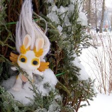 Зима и  фигурки зельфов