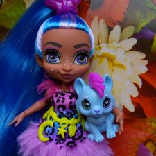 Телла с питомцем из серии кукол Пещерный клуб (Cave Club, Mattel)