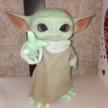 Большая подвижная фигурка Грогу (бейби Йода,  малыш)
