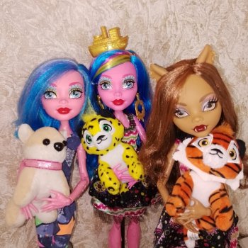 Куклы Монстер Хай 43 см. 02. Гулиопы и Клодин