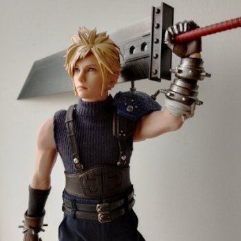Фигурка, экшен модель Клауд Страйф. Cloud Strife. Final Fantasy  VII Remake. Последняя фантазия 7.VTS Toys (Virtual Toys)  масштаб 1/6.