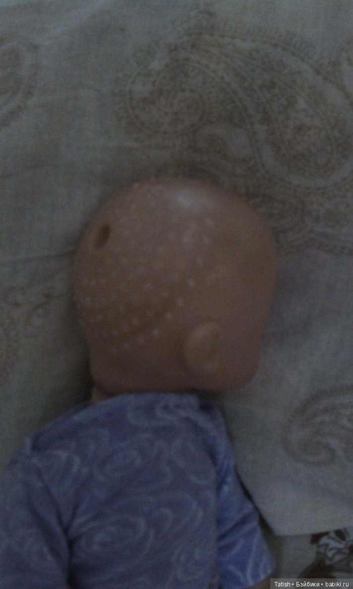 А я хотела мальчика... Прошивка волос кукле (фото 5)