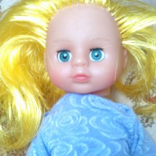 А я хотела мальчика... Прошивка волос кукле