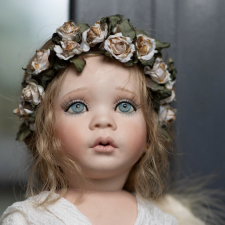 Ангел с Арфой от Линды Стил, оригинал, винтаж и эксклюзив