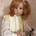 Patricia, фарфоровая кукла Хильдегард Гюнцель