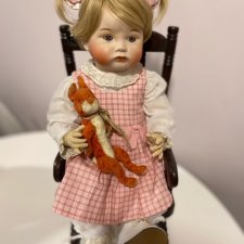 Чудо малышка реплика антикварной куклы SFBJ 252 "Pouty". Срочно 13 000!!!