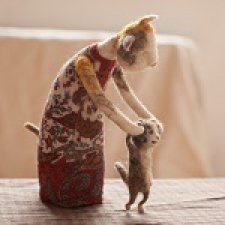 Серия валянием из шерсти "Мамина любовь". Часть 1