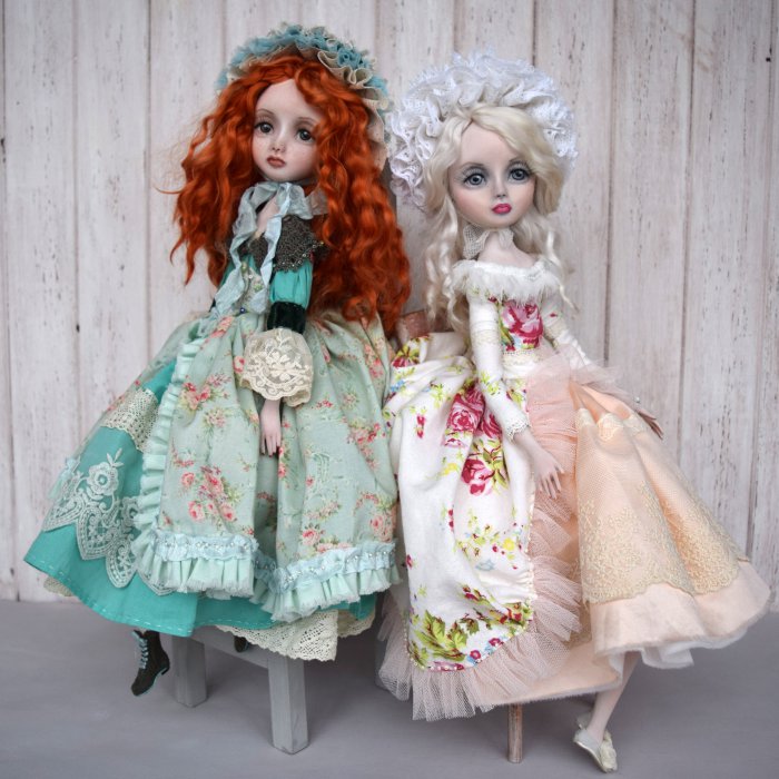 Куклы ручной работы Есения и София (фото 4)