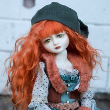 Кукла фарфоровая интерьерная Анастасия