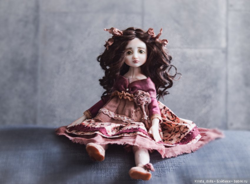 Кукла фарфоровая Вита — Авторские фарфоровые куклы (OOAK): ручная работа (фото 5)