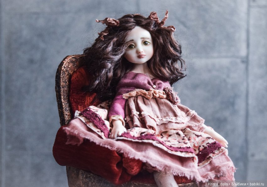 Кукла фарфоровая Вита — Авторские фарфоровые куклы (OOAK): ручная работа (фото 4)