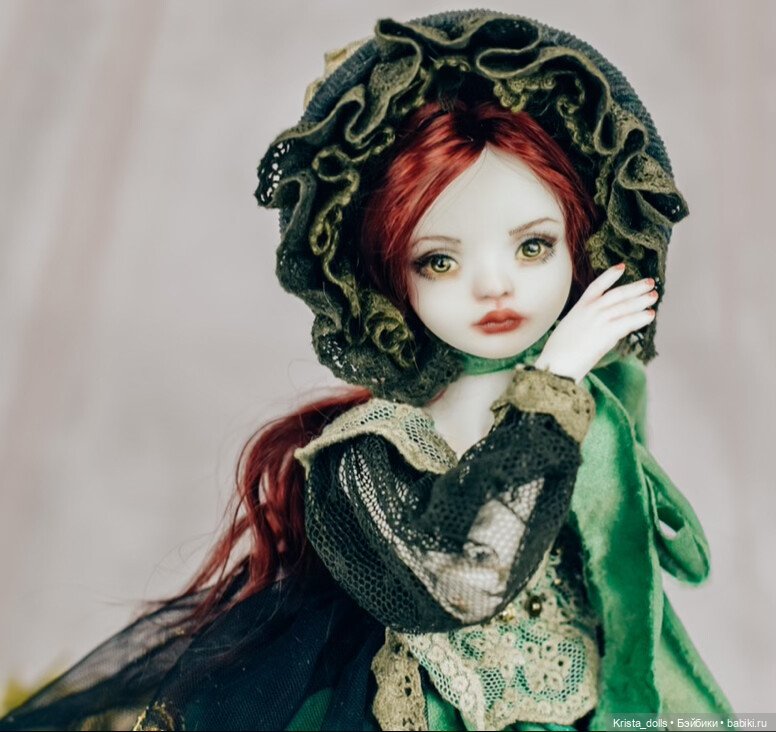 Кукла фарфоровая Луиза — Авторские фарфоровые куклы (OOAK): ручная работа