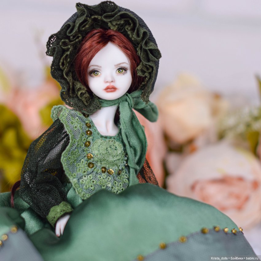 Кукла фарфоровая Луиза — Авторские фарфоровые куклы (OOAK): ручная работа (фото 10)