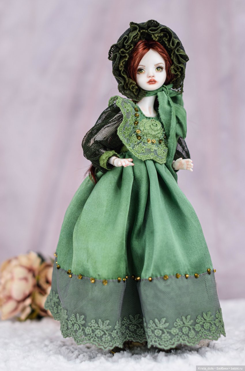Кукла фарфоровая Луиза — Авторские фарфоровые куклы (OOAK): ручная работа (фото 6)