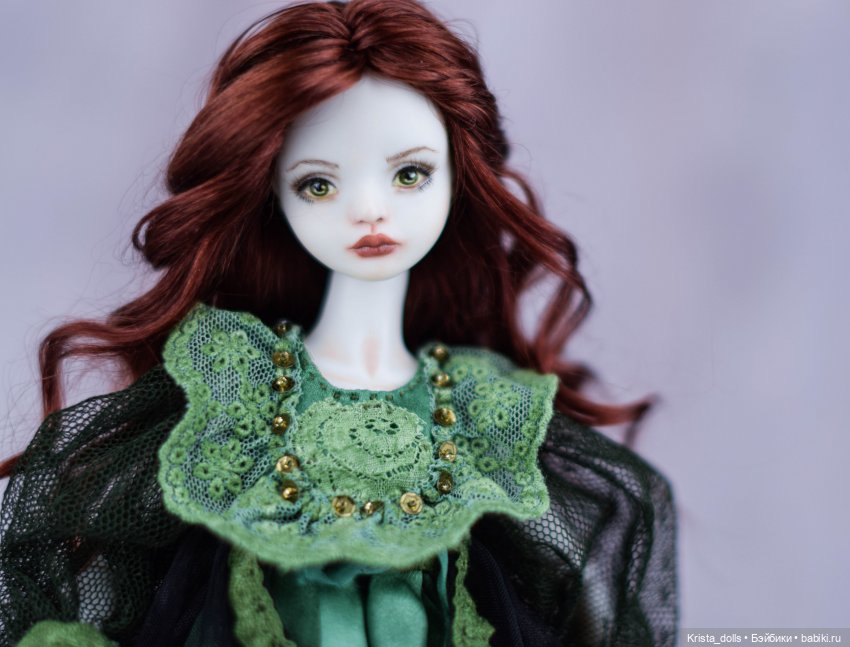 Кукла фарфоровая Луиза — Авторские фарфоровые куклы (OOAK): ручная работа (фото 3)