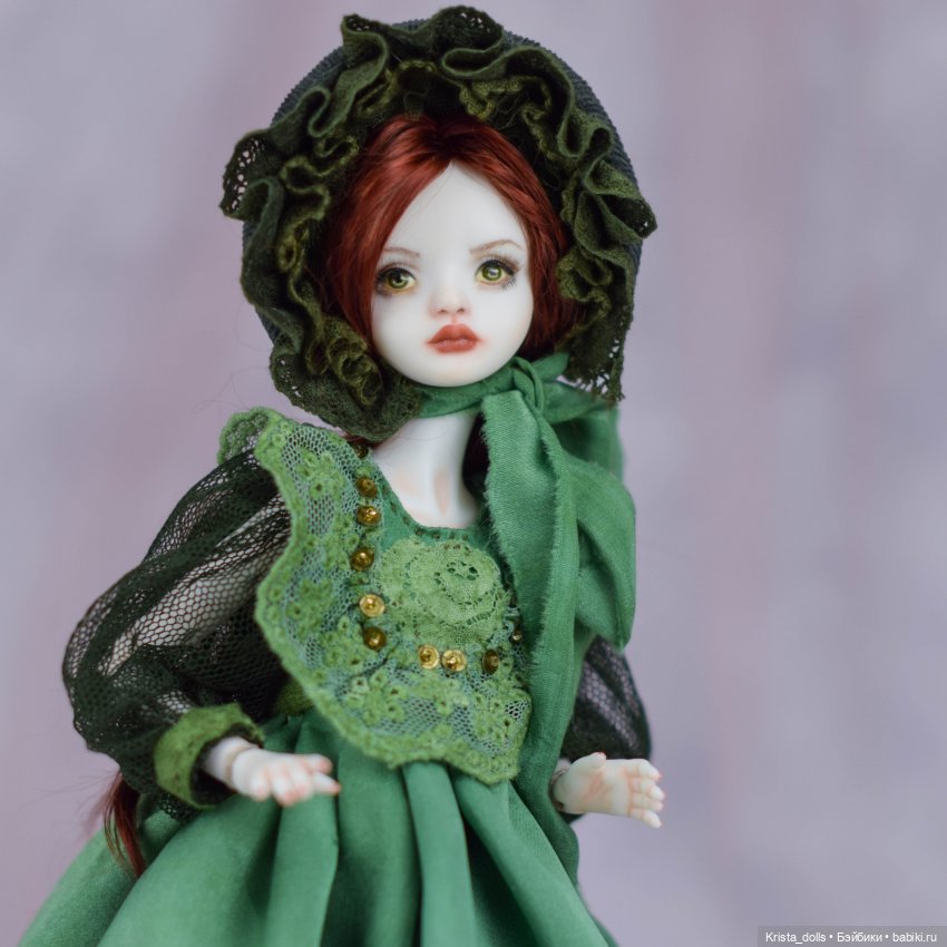 Кукла фарфоровая Луиза — Авторские фарфоровые куклы (OOAK): ручная работа (фото 4)