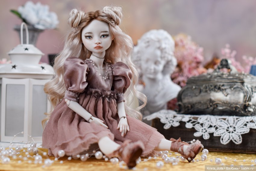 Кукла фарфоровая шарнирная Мэйлин (фото 4)