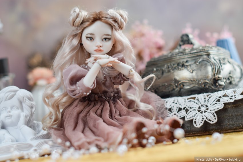 Кукла фарфоровая шарнирная Мэйлин (фото 6)