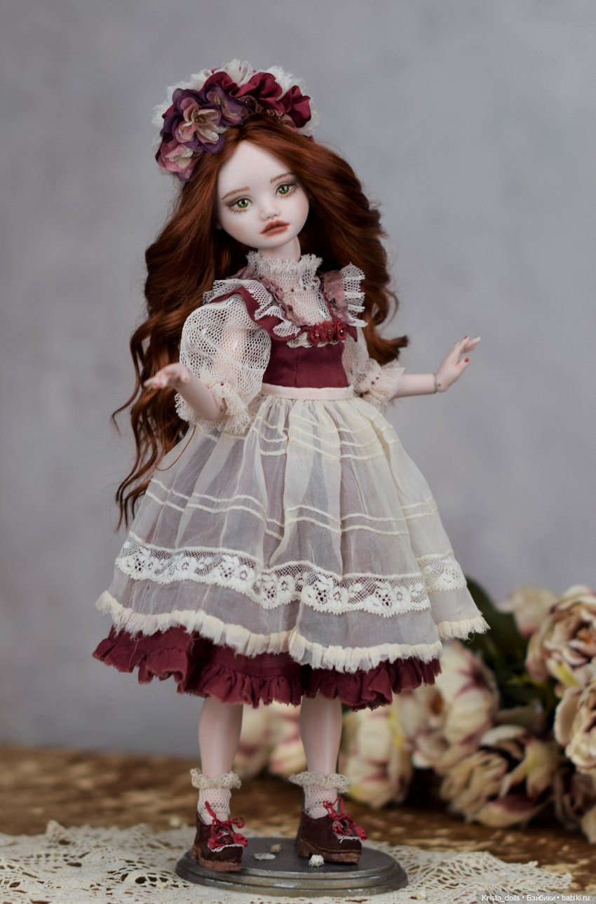 Кукла фарфоровая шарнирная Ксения (фото 8)