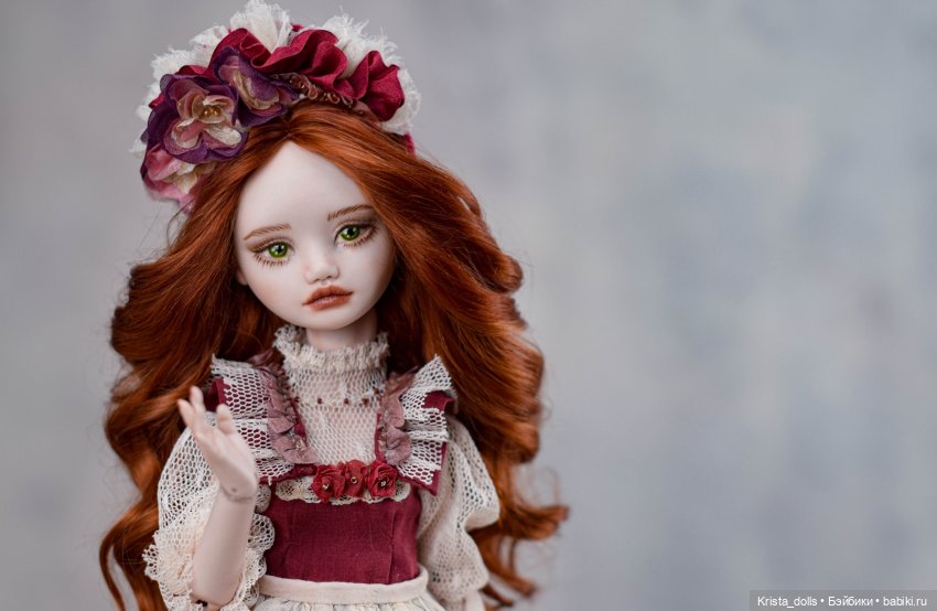 Кукла фарфоровая шарнирная Ксения (фото 2)