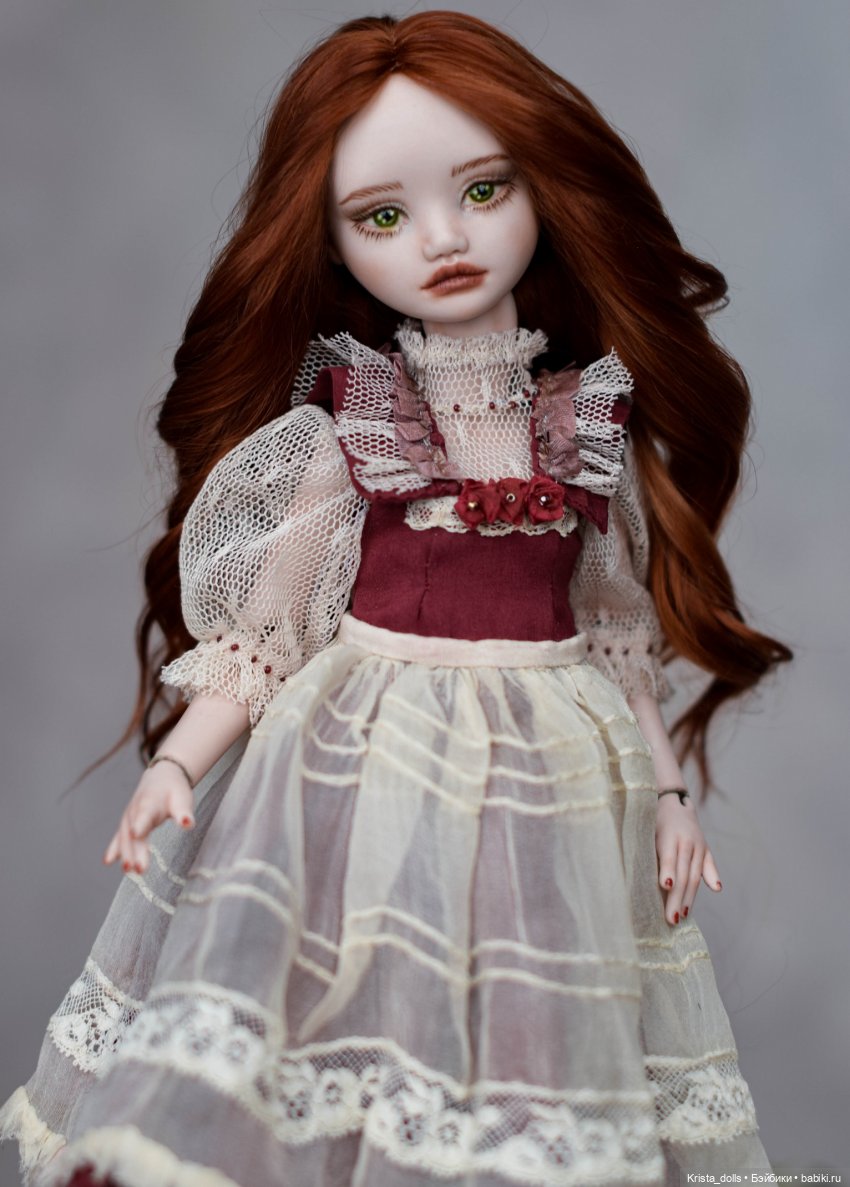 Кукла фарфоровая шарнирная Ксения (фото 9)