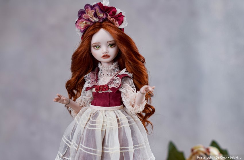 Кукла фарфоровая шарнирная Ксения (фото 6)