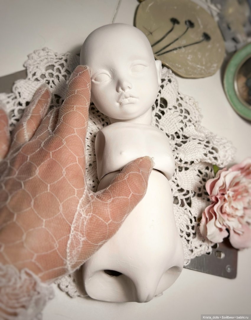 Кукла шарнирная фарфоровая (фото 4)