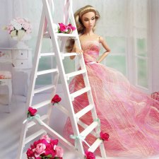 Кукольная миниатюра - Стремянка для 1/6