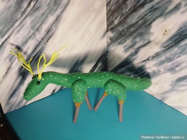 Лесной дракончик — Текстильные игрушки и примитивы: кофейные (фото 2)