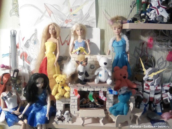 Про камин, кролика и лисичку