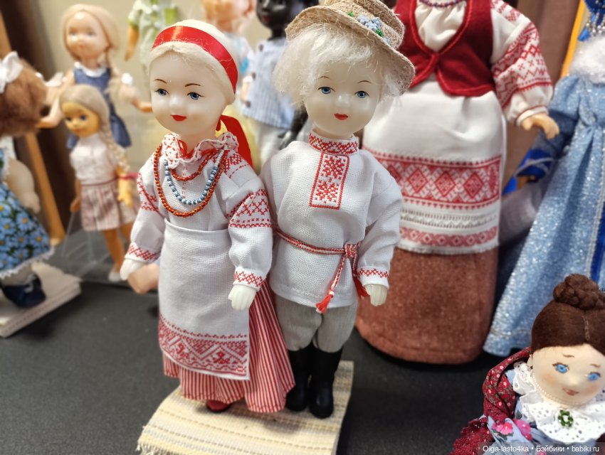 Куклы на выставках, посвящённых Году единства народов России