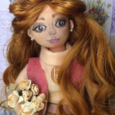 Игровая текстильная куколка лиса - Алиса