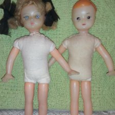 Старинная парочка:сестра и брат