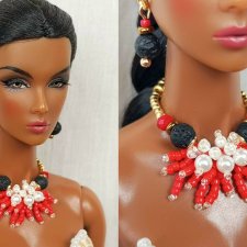 Украшения в африканском и сдернеземноморском стиле  для кукол барби, Integrity toys, бжд,  кукол 30