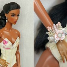 Браслет+серьги для кукол барби,  Integrity toys, бжд, для кукол 30 см