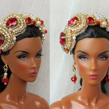 Украшения с диадемами и коронами для кукол 30 см, барби, Integrity toys
