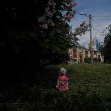 Городские зарисовки...  июнь 2018. Самолёт...