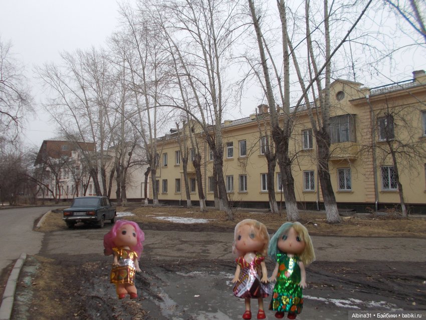 Городские зарисовки, март 2020 и мои кукляшки