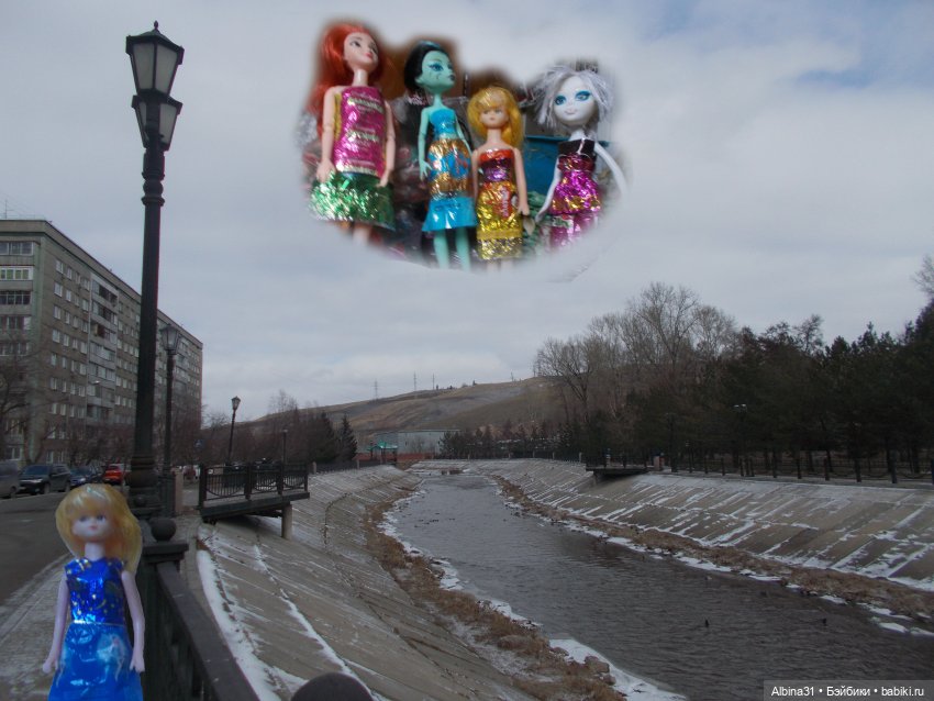 Городские зарисовки, март 2020 и мои кукляшки