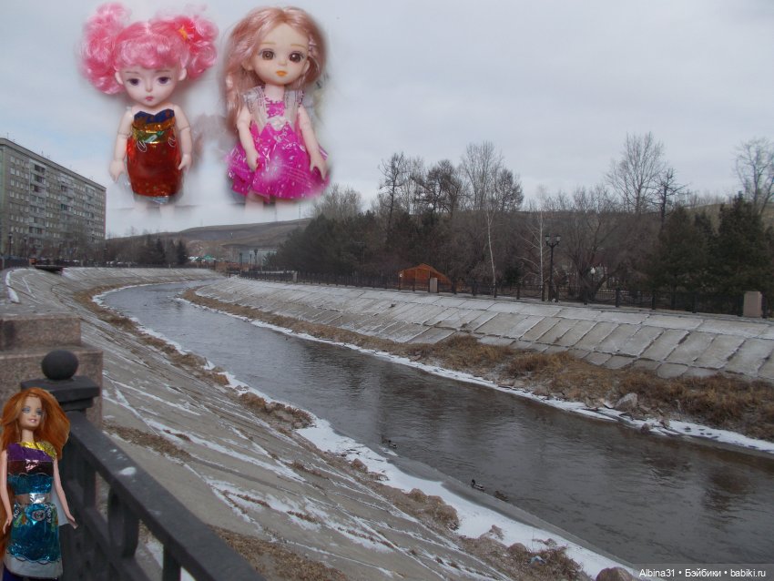 Городские зарисовки, март 2020 и мои кукляшки