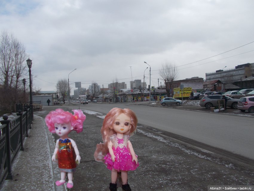 Городские зарисовки, март 2020 и мои кукляшки