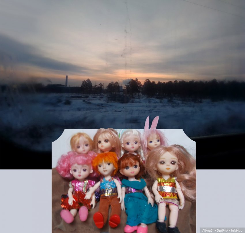Путевые зарисовки. Закат. И куклы