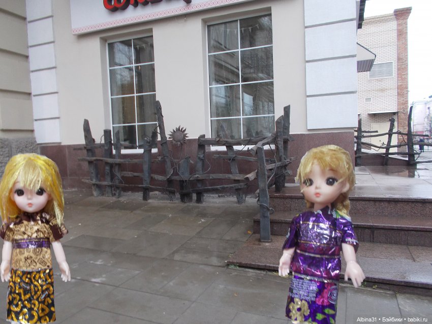 Городские зарисовки осень, зима 2020 год и куклы (фото 2)