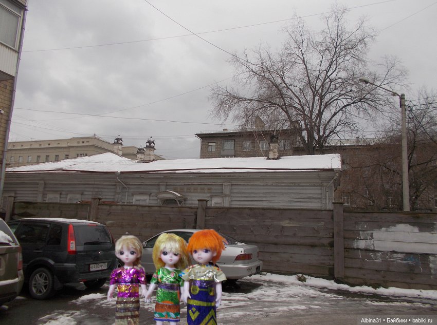 Городские зарисовки осень, зима 2020 год и куклы