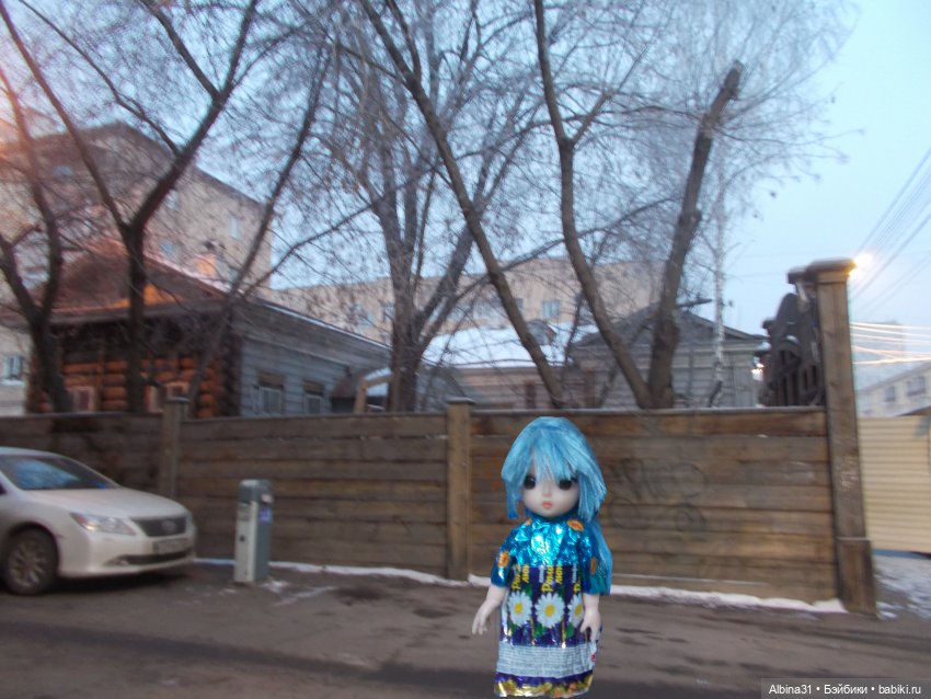 Городские зарисовки осень, зима 2020 год и куклы